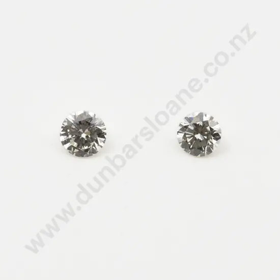 Two Unmounted Diamonds