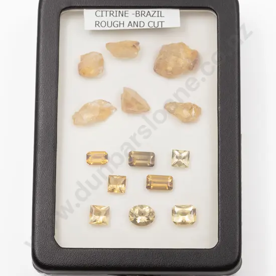 14 Unmounted Citrine Gemstones