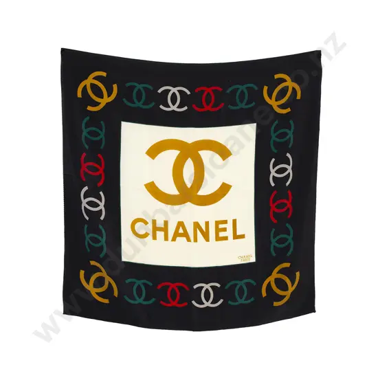 Chanel Silk Emblem Scarf