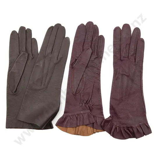 Two Pairs of Fine Leather Gloves