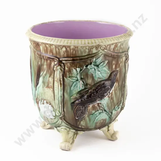C19th Majolica Glaze Jardiniere