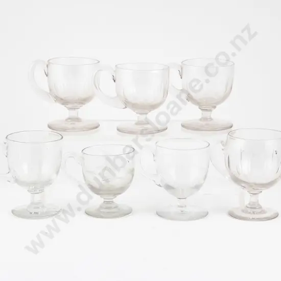 Collection Seven Victorian Various Punch/Custard Cups