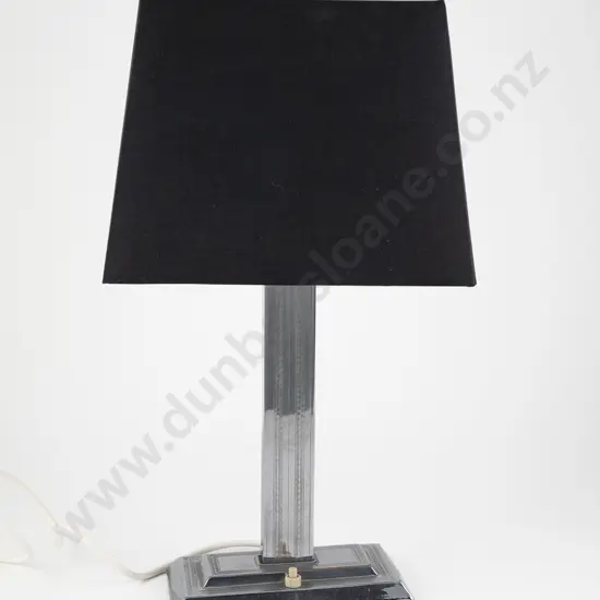 An Art Deco Period Chrome Table Lamp
