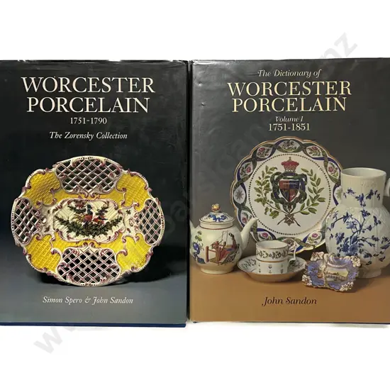 Two Worcester Porcelain Reference Volumes