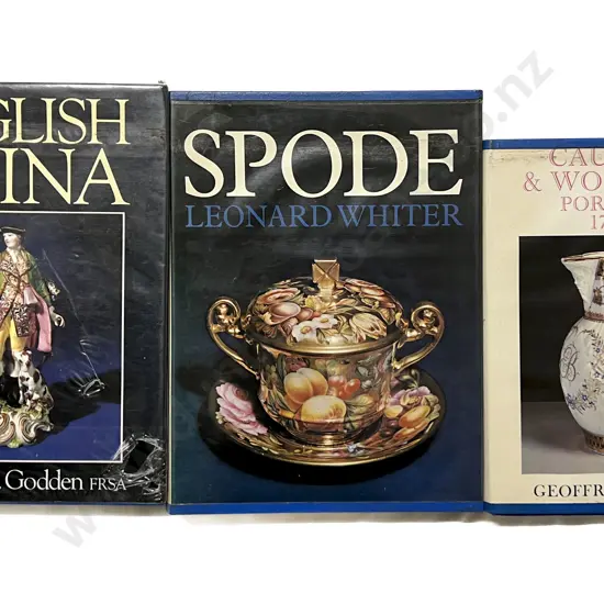 Three Assorted Antique Reference Volumes