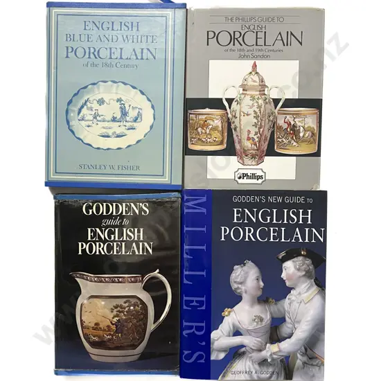Four Assorted Porcelain Reference Volumes