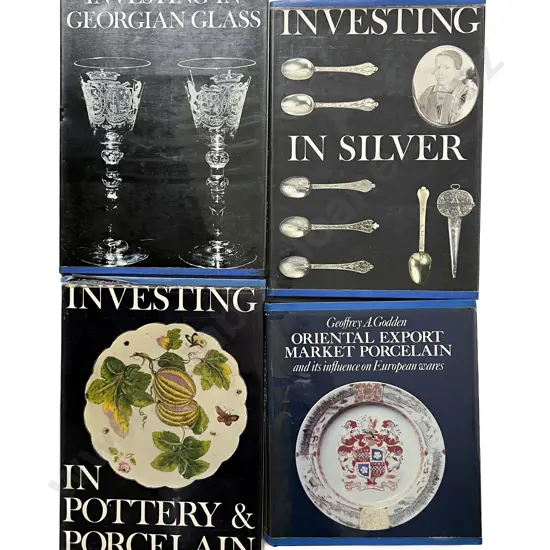 Four Assorted Antique Reference Volumes