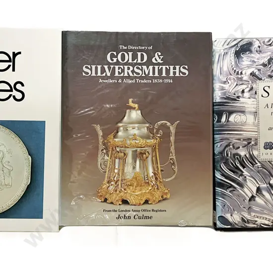 Three Antique Silver Reference Books