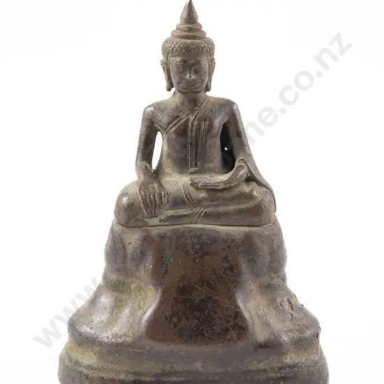 18th Century Thai Bronze Buddha Figure