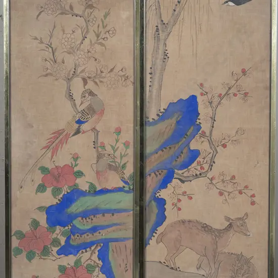 A Pair of Korean Paintings