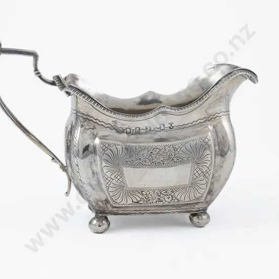 Geo III Irish S/S Cream Jug