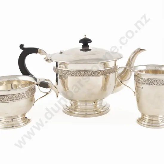 Geo V S/S 3 Piece Teaset