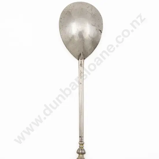 Rare Chas II S/S Seal Top Spoon
