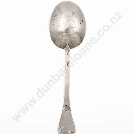 Rare Late C17th S/S Trefid Spoon