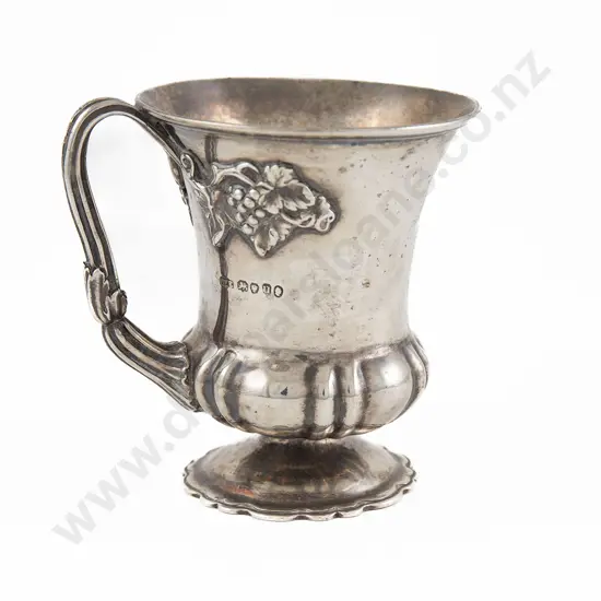 Wm IV S/S Thistle Shaped Mug