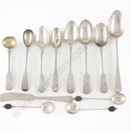 A Group Of 12 Small S/S Cutlery Pieces