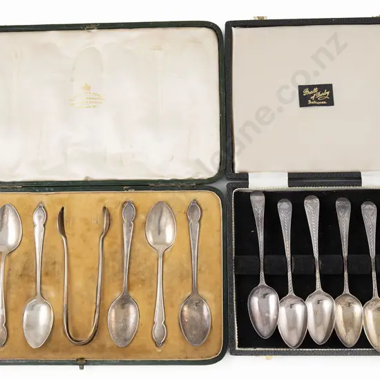 Cased Set Of 6Georgian S/S Teaspoons