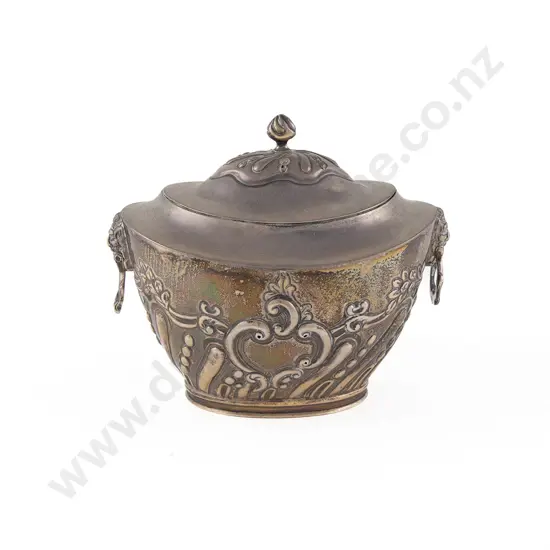 Vict S/S Tea Caddy