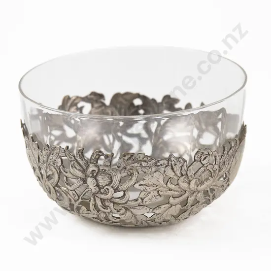 Chinese Export Ware Silver Sugar Bowl