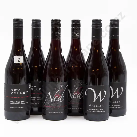 Six Bottles of Assorted NZ Pinot Noir