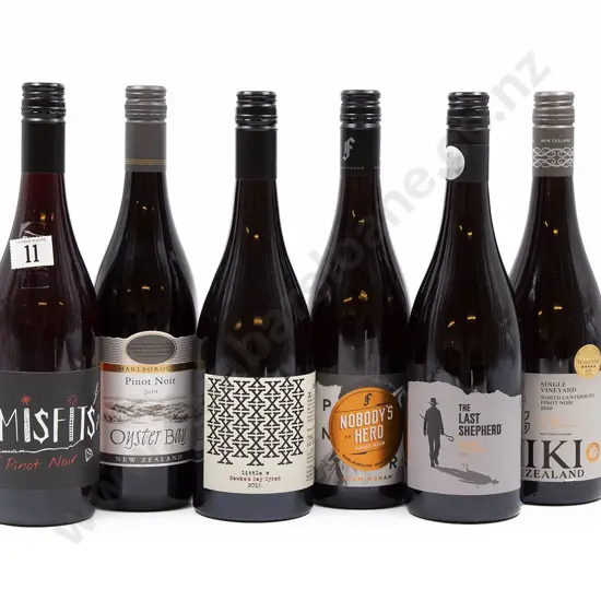 Six Bottles of Assorted NZ Pinot Noir