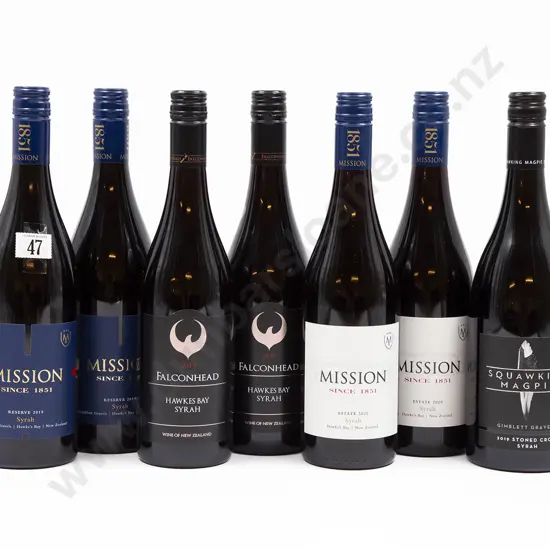 Seven Bottles of Assorted NZ Syrah