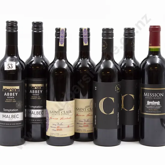 Seven Bottles of Assorted NZ Malbec