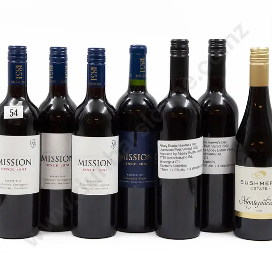 Seven Bottles of Assorted NZ Red