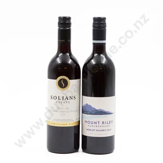 Six Bottles of Assorted NZ Merlot