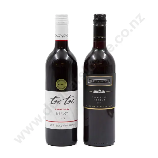 Six Bottles of Assorted NZ Merlot