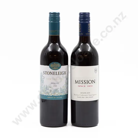 Six Bottles of Assorted NZ Merlot