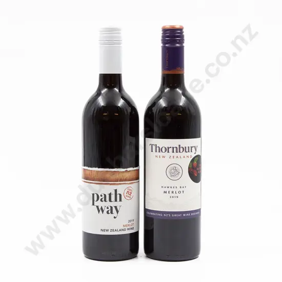 Six Bottles of Assorted NZ Merlot