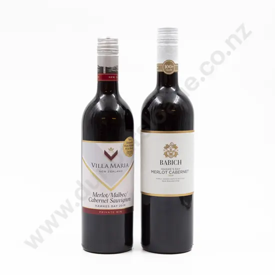 Six Bottles of Assorted NZ Merlot