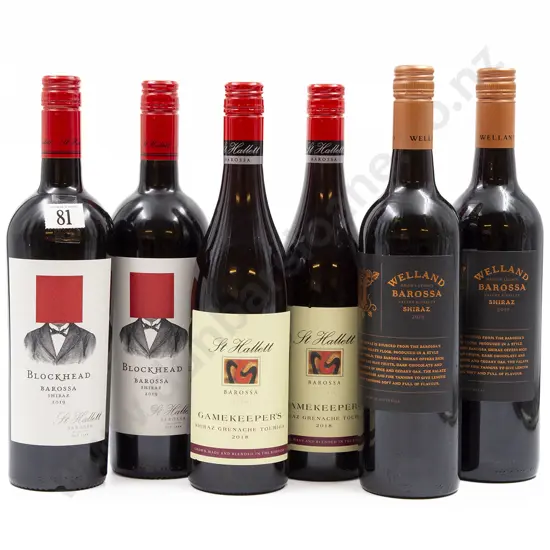 Six Bottles of Assorted Australian Shiraz