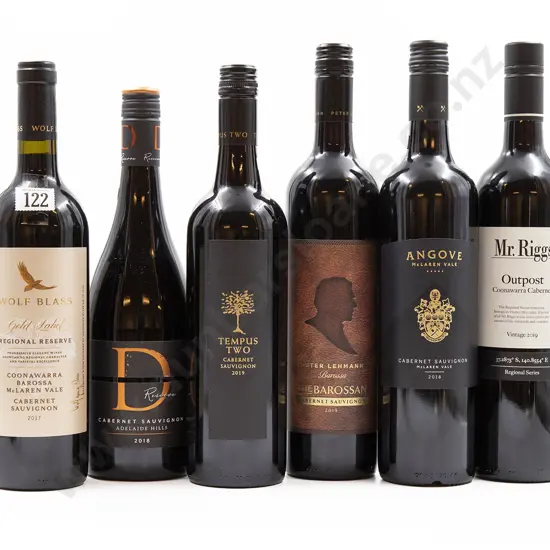 Six Bottles of Assorted Australian Cabernet Sauvignon
