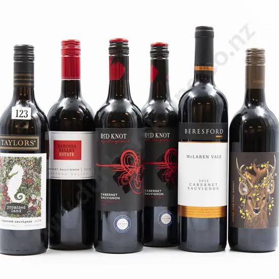 Six Bottles of Assorted Australian Cabernet Sauvignon