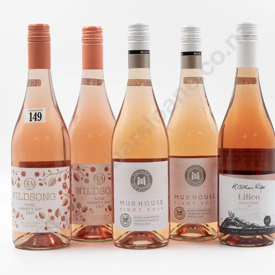 Five Bottles of Assorted NZ Rosé