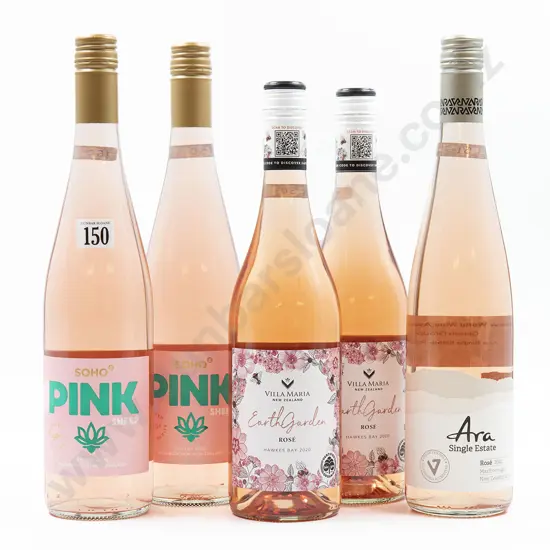 Five Bottles of Assorted NZ Rosé