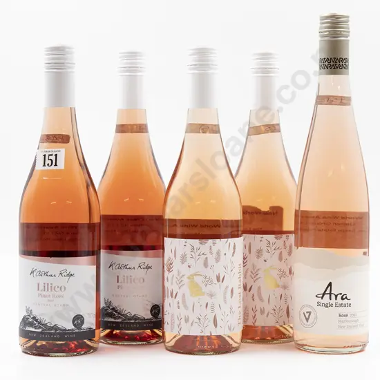 Five Bottles of Assorted NZ Rosé
