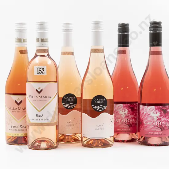 Six Bottles of Assorted NZ Rosé