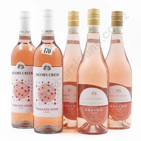 Five Bottles of Assorted Jacob's Creek Australian Rosé