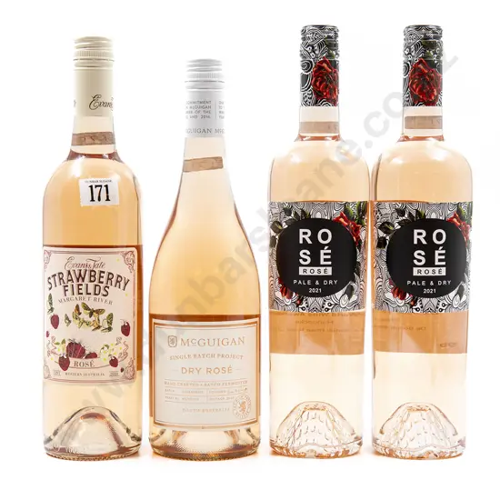 Four Bottles of Assorted Australian Rosé
