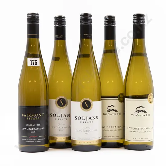 Five Bottles of Assorted NZ Gewürztraminer