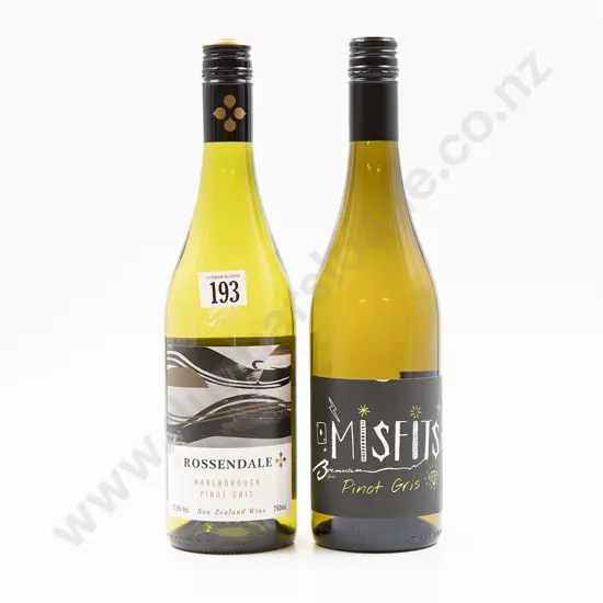 Six Bottles of Assorted NZ Pinot Gris