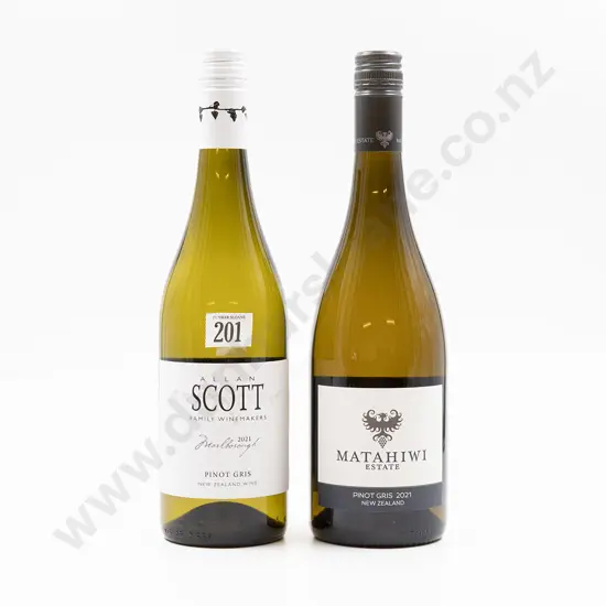 Six Bottles of Assorted NZ Pinot Gris