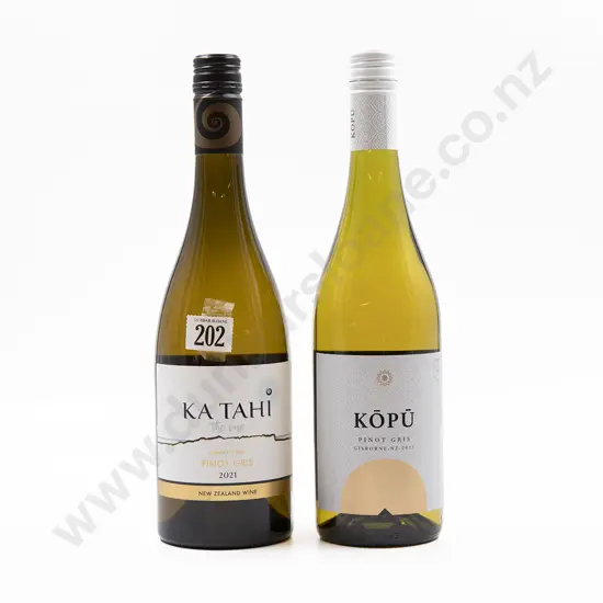 Six Bottles of Assorted NZ Pinot Gris