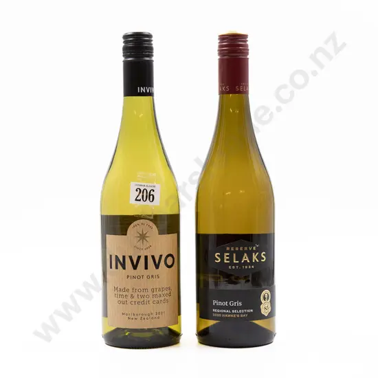 Six Bottles of Assorted NZ Pinot Gris