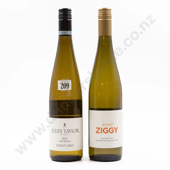 Six Bottles of Assorted NZ Pinot Gris