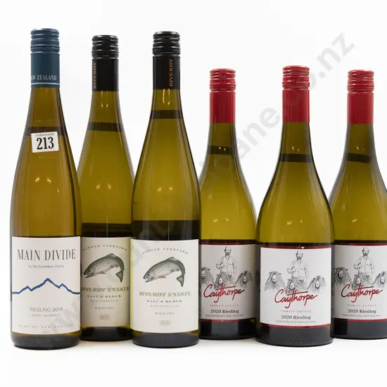 Six Bottles of Assorted NZ Riesling