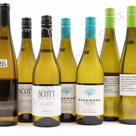 Seven Bottles of Assorted NZ Riesling